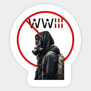 world war 3 Sticker